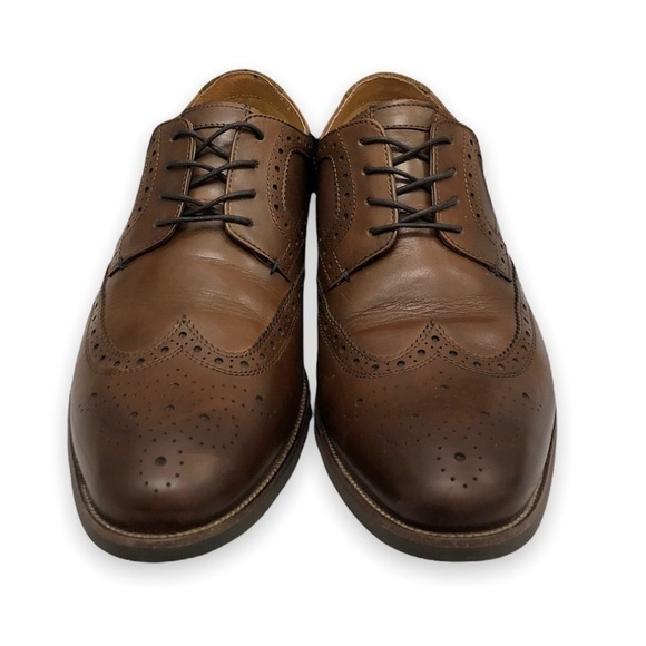 Florsheim Upgrade Wingtip Oxford Leather Dress Shoes 11.5 D Cognac Men’s‎